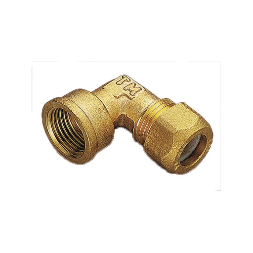 [IROB1641218] GOMITO FEMMINA OTTONE BLOCCARE  1/2"X18 SERIE RINFOZATA