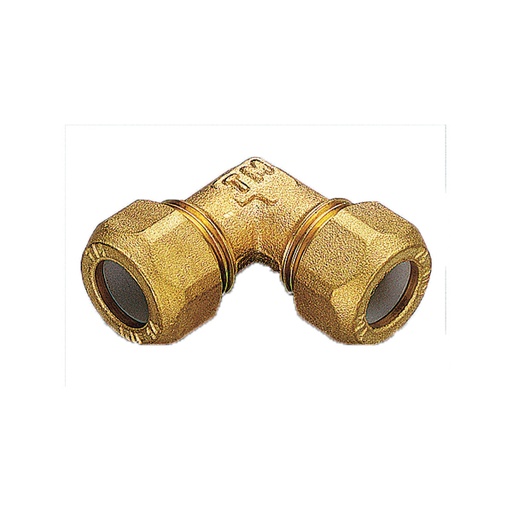 [IROB16516] GOMITO DOPPIO OTTONE BLOCCARE 16X16