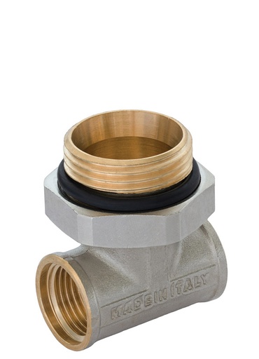 [IROB60134] TAPPO MASCHIO DA 3/4" PER COLLETTORE CON DERIVAZIONE FEMMINA DA 1/2"