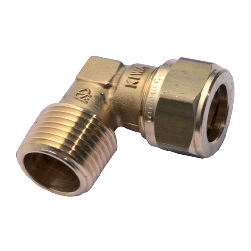 [IROJ1631218] GOMITO MASCHIO CON OGIVA OTTONE 1/2X18-1104