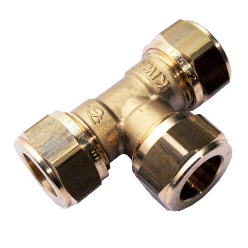 [IROJ16814] TEE 3 LATI OGIVA OTTONE 14X14X14-1007