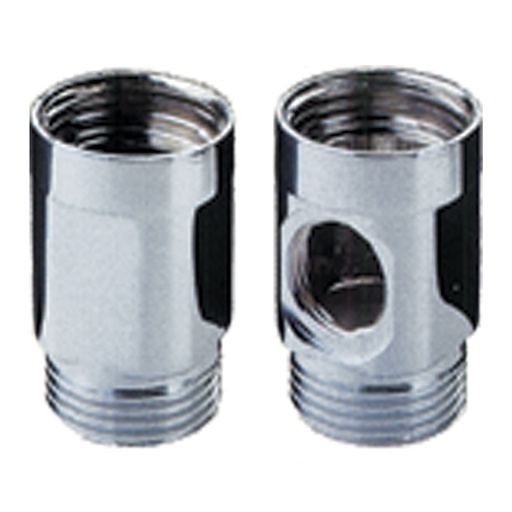 [IRP091C] RETROGRUPPO CON FORO CROMATO 3/4