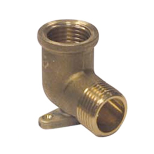 [IRP63060] GOMITO MF FLANGIATO 1/2 GIALLO