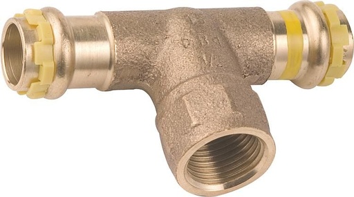 [IRRPG41301812] TEE FEM BRONZO PRESSARE X GAS D18X1/2X18