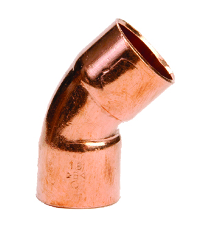 [IRRS4135] CURVA 45° F.F.RAME SALDARE D35