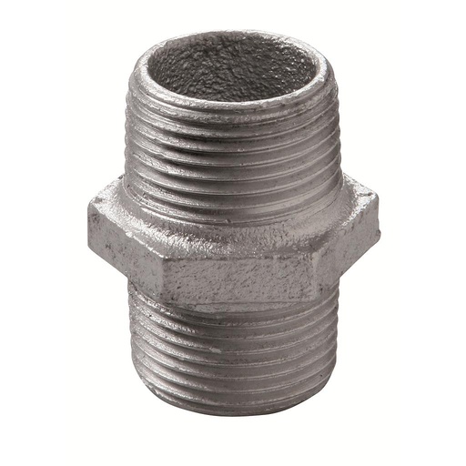 [IRZ280212] DOPPIA VITE MASCHIO/MASCHIO 2"1/2  ZINCATO