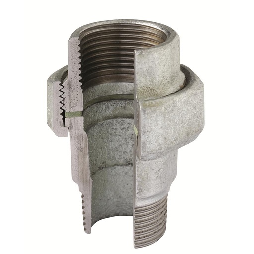 [IRZ33112] BOCCHETTONE MASCHIO/FEMMINA SEDE PIANA 1/2" CON GUARNIZIONE