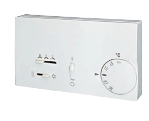 [ISB9060174] COMANDO PARETE CON TERMOSTATO A 3 VELOCITA' INTERUTTORE MANUALE ESTATE/INVERNO