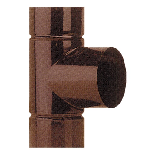 [ITABD120] DEVIAZIONE TEE PORCELLANATO BIANCO D120
