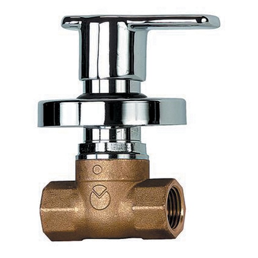 [ITC16432] VALVOLA SFERA INCASSO MONTABILE SENZA LEVA  1"