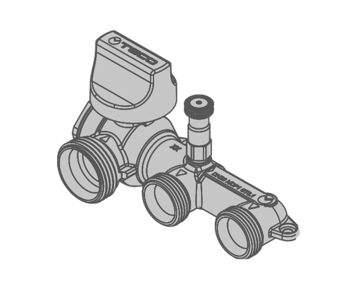 [ITCK203C] COLLETTORE MULTI INTERASSE 3 VIE DN20