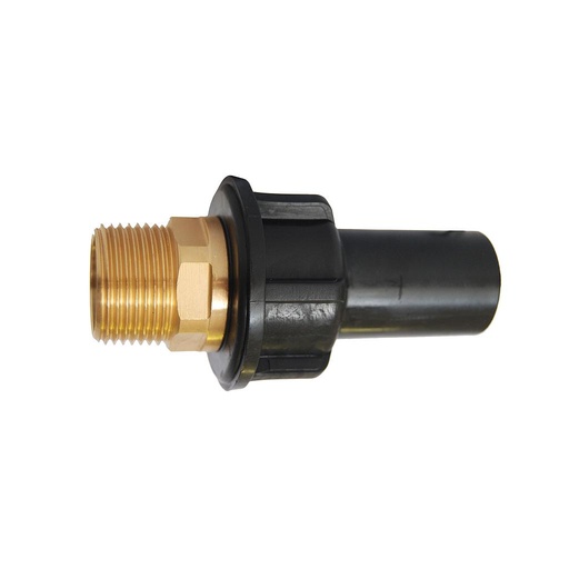 [ITGC21393] RACCORDO DI TRANSIZIONE PE/OTTONE MASCHIO 32X1"