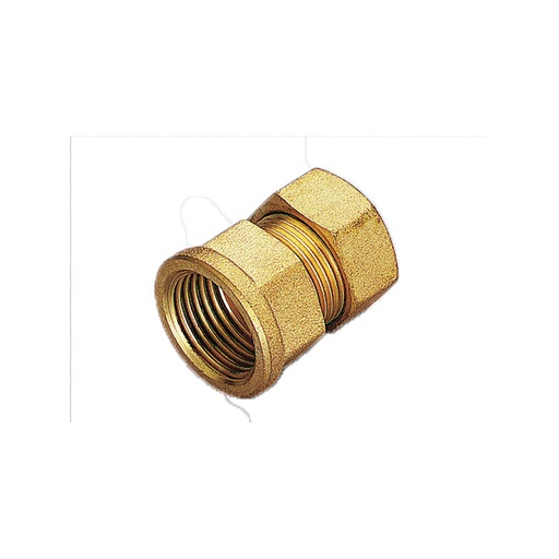 [ITM13521012] RACCORDO FEMMINA ORING GAS RAME 10X1/2