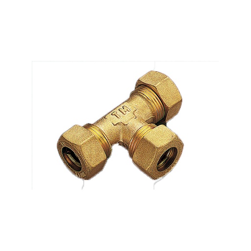 [ITM135714] TEE 3 LATI ORING GAS RAME 14X14X14