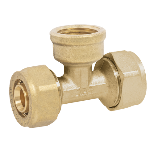 [ITM16092012] TEE FEMMINA 20X1/2X20 GIALLO PER MULTISTRATO INSERTO FISSO