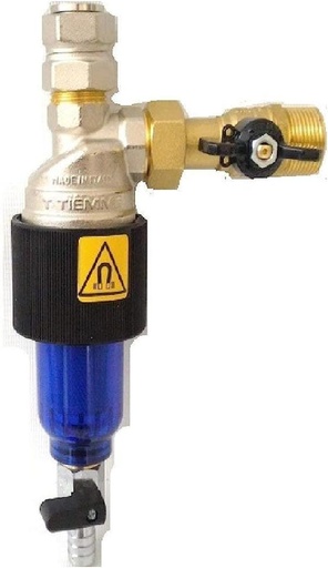 [ITM31534] FILTRO MAGNETICO SOTTO-CALDAIA 3/4"CON VALVOLA