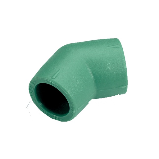 [ITMR212100] GOMITO DOPPIO 45 PPR VERDE D.20