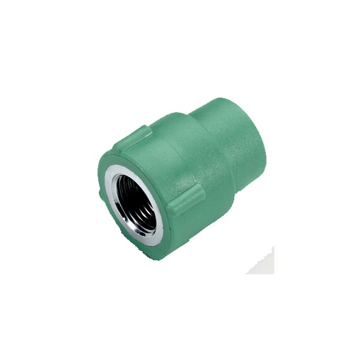 [ITMR213612] RACCORDO FEMMINA PPR VERDE D.40X1"1/4