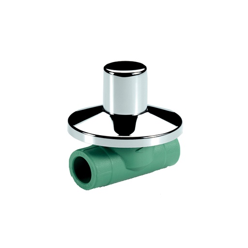 [ITMR215001] RUBINETTO CON CAPPUCCIO PPR VERDE D. 25