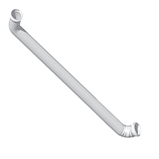 [ITP150] TUBO TELESCOPICO BIANCO REGOLABILE 0-90