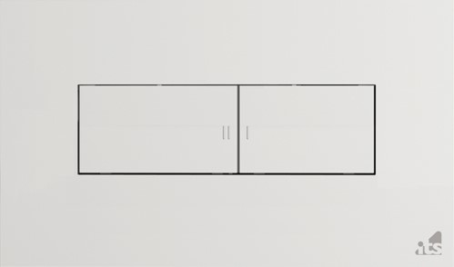 [ITS2015B] PLACCA COMANDO IDEA BIANCO