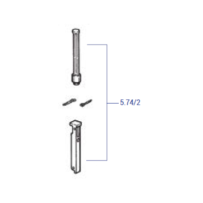 [ITSRU574/2] LEVA PIU PERNO SOLLEVVAMENTO PIU' COPPIGLIA 5.74/2