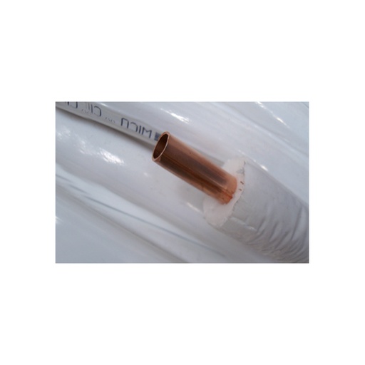 [ITURSC12] TUBO RAME SMISOL CLIM BIANCO 1/2X1,00 (12,70)