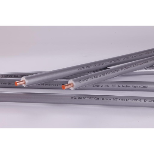 [ITURSCP12] TUBO  RAME SMISOL CLIM PLATINUM 1/2X1,00(12,7