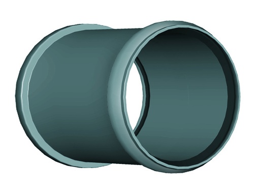 [IWV614014] MANICOTTO PASSANTE 125 GRIGIO