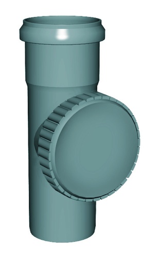 [IWV614708] ISPEZIONE CON TAPPO DI CHIUSURA 110 GRIGIO