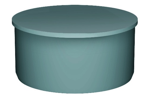 [IWV615204] TAPPO TERMINALE 50 GRIGIO