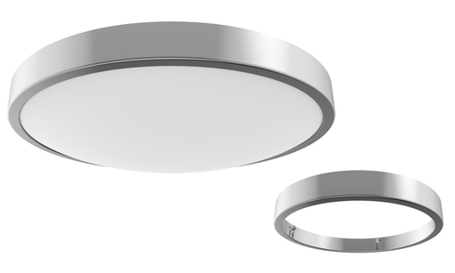 [EBOCOCO163] PLAFON.16W BIANCO/ARGENTO 1200LM