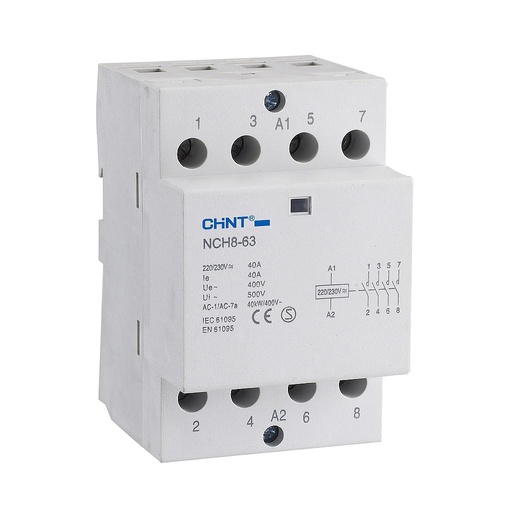 [ECH256099] CONTATTORE MODULARE 40A 4NA 230Vac 3M