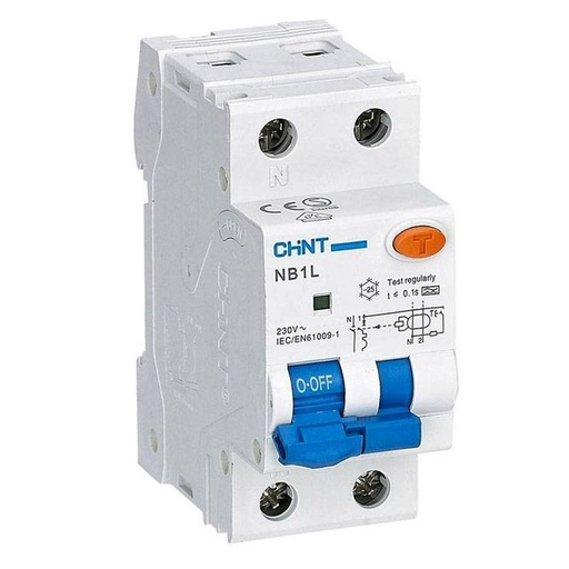 [ECH203327] INTERRUTTORE MAGNETOTERMICO DIFFERENZIALE 1P+N 16A 300mA 6kA Curva C Tipo AC