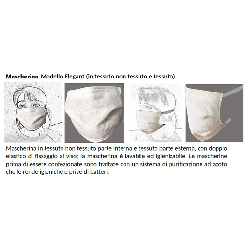 [FMASCEL] MASCHERINA TIPO ELEGANT