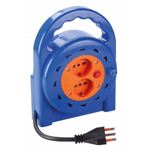 [EPDCK22101] AVVOLGICAVO 5M 2 PRESE SHUKO/BIPASSO 