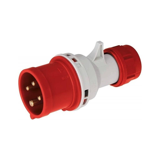 [EML60246] SPINA VOLANTE IP44 32A 3P+T ROSSA