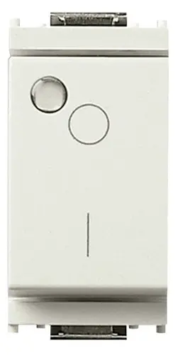 [EVM16036B] INTERRUTTORE BIPOLARE LUMINOSO 16A  IDEA BIANCO