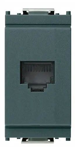 [EVM16335] PRESA RJ11 6/4 IDEA GRIGIO