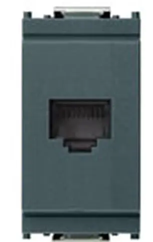 [EVM16337] PRESA RJ45 8/8 IDEA GRIGIO
