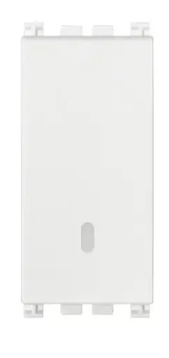 [EVM19008B] PULSANTE 1P NO 10A ARKÉ BIANCO