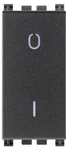 [EVM19015] INTERRUTTORE BIPOLARE 16A ARKÉ GRIGIO