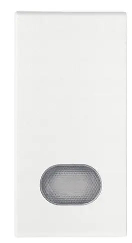 [EVM19026B] TASTO 1MOD. CON DIFFUSORE ILLUMINA ARKÉ BIANCO