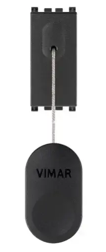 [EVM19052] PULSANTE TIRANTE 1P NO 10A  ARKÉ GRIGIO