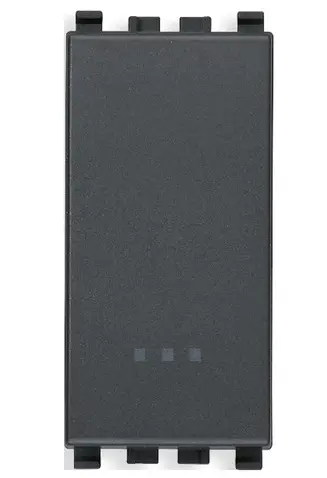 [EVM20001] INTERRUTTORE UNIPOLARE 16A EIKON GRIGIO