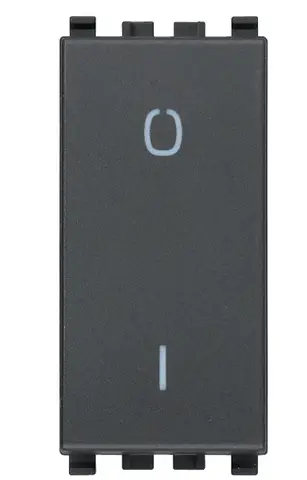 [EVM20015] INTERRUTTORE BIPOLARE 16A  EIKON GRIGIO 