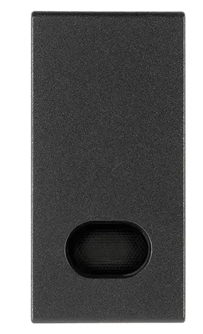 [EVM20026] TASTO 1 MODULO C/DIFFUSSORE EIKON GRIGIO