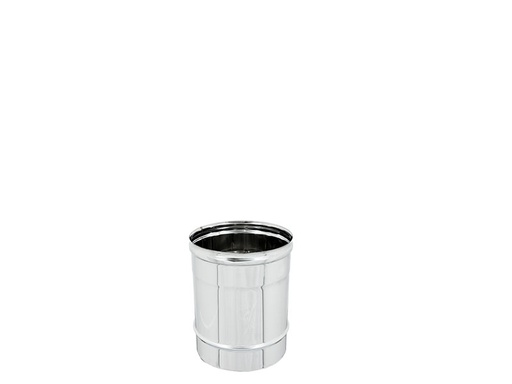 [ICD100T025220] ELEMENTO DIRITTO 304 L.250 D.220  PER CANNA FUMARIA