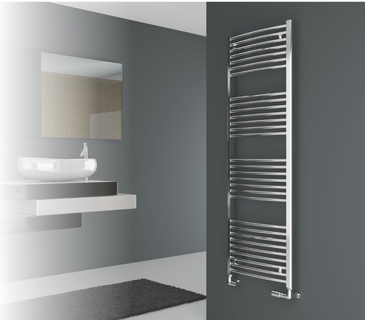 [ICDRLC6001200C] SCALDASALVIETTE LISA22 CURVO 600X1200 INT.550 CROMATO CORDIVARI