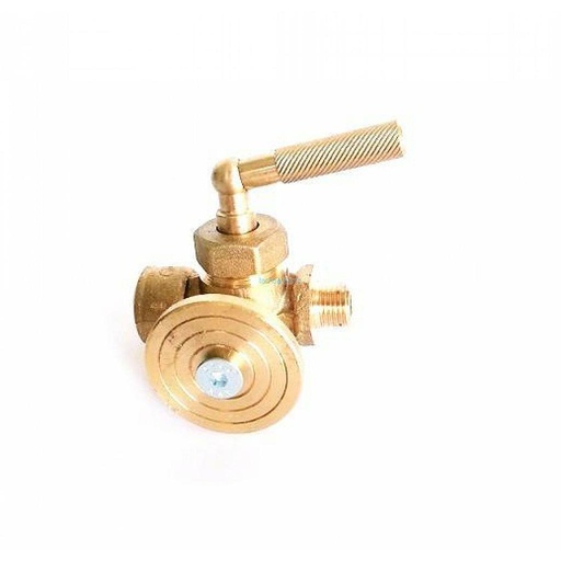 [ICW91949984] RUBINETTO PORTAMANOMETRO 3/8"PREMISTOPPA CON FLANGIA